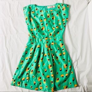 Cute green floral dress